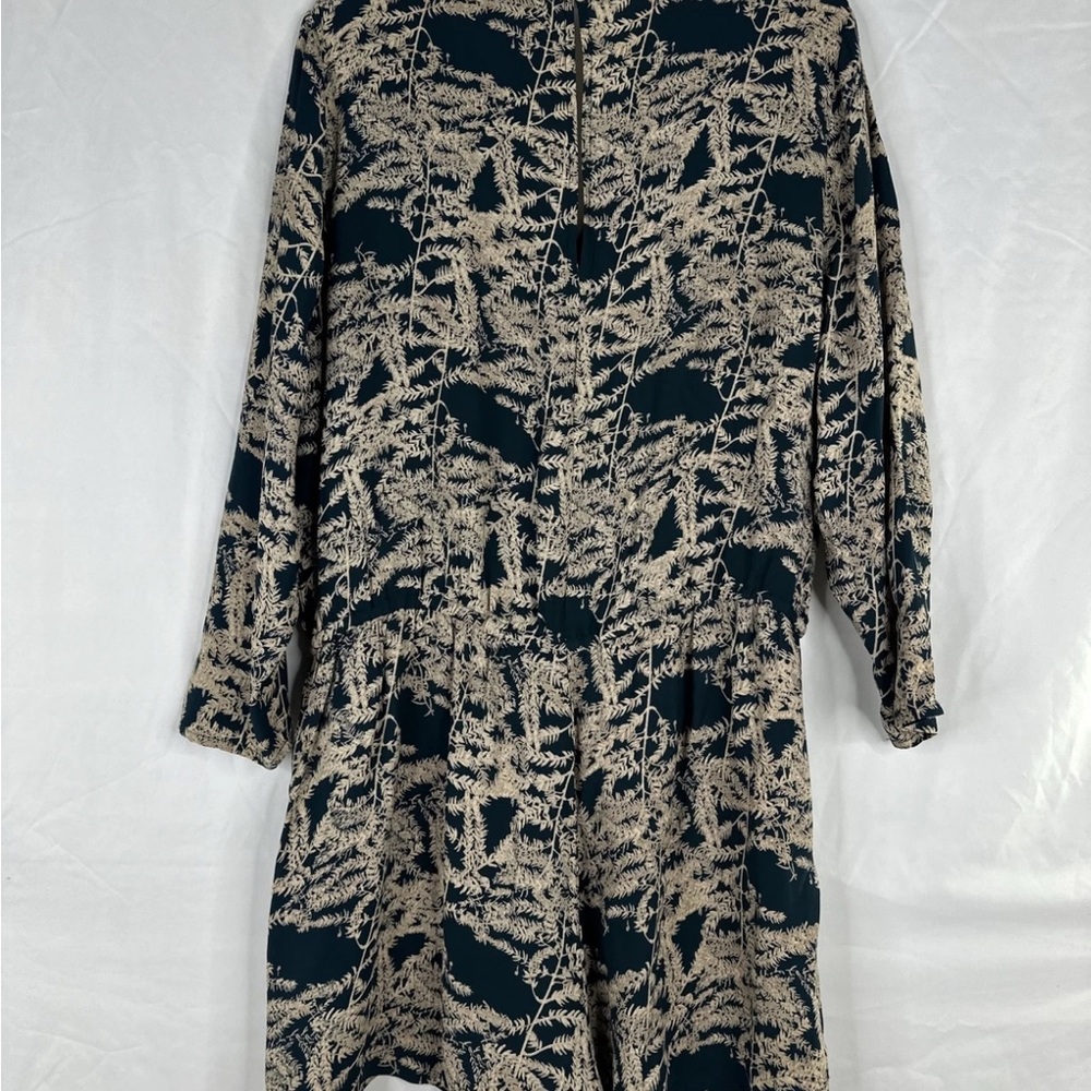 LUCKY BRAND | Women’s Emerald Green Fern Printed Romper | Size S - Picture 3 of 4
